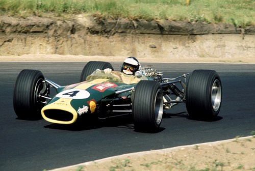 Jim Clark in South Africa, 1968: Credit: Motorsport Images c/o The Jim Clark Trust.